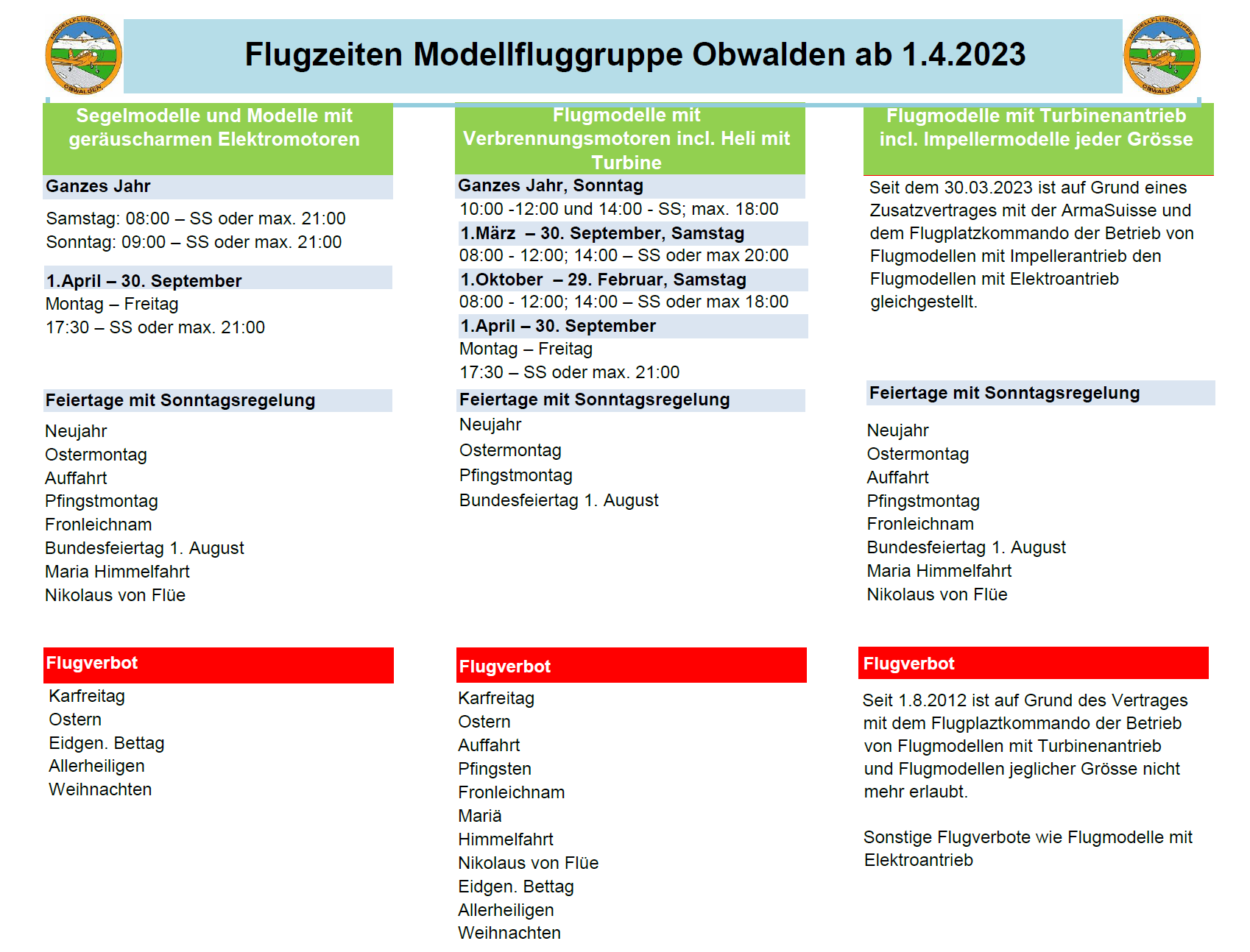 Flugzeiten 2023 April V1
